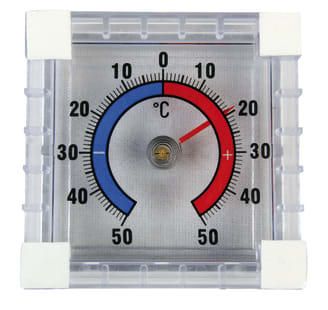 Bilame, thermomètre mini-maxi, int/ext - L.7,7 x l.3 x H.16 cm