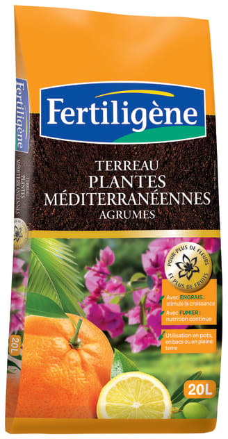 Terreau agrumes et plantes méditerranéennes botanic® - 20 L : Terreaux  plantes Botanic® balcon terrasse - botanic®