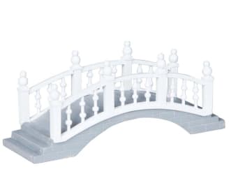 Lemax - Lemax - Petit pont blanc en plastique - L.4 x l.11,5 x H.4,8 cm
