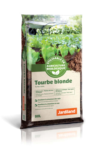 Tourbe blonde 20 L : Terres jardin FLORAGARD jardin - botanic®