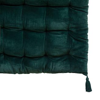 Coussin De Sol Uni "Panama" 50x50cm Vieux Rose