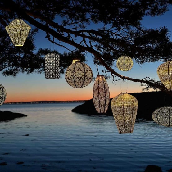 NOMA Mandarin Diamond Lanterne 28 Cm Couleur Aléatoire