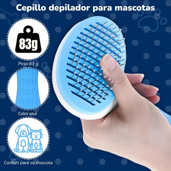 Brosse pour chien chat Poils courts/longs Démêlage sans douleur