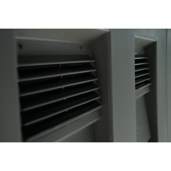 Abri De Jardin 2 Portes 151 X 83 X H200 Cm Anthracite Cabanon De Jardin Plancher Intégré INTEC - Jardin