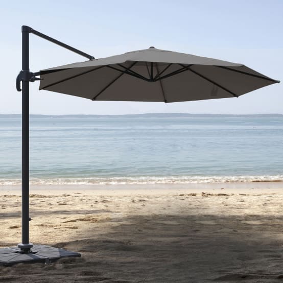 Parasol Inclinable Rond Vert Pomme Diamètre 300cm