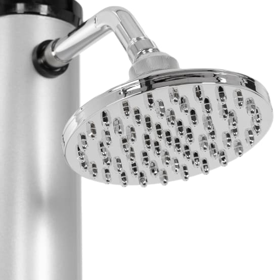 Douche solaire d'extérieur 35L avec douche à pied et pomme de douche
