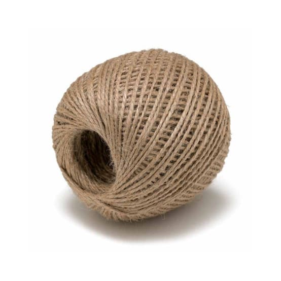 Bobine De Ficelle Jute Ficelle De Jute Naturelle, 20 M X 5 Mm, Ruban De Feuilles De Jute Tressées Avec Feuilles Vertes Artificielles Pour Fête Sur Le Thème De La Jungle, Safari