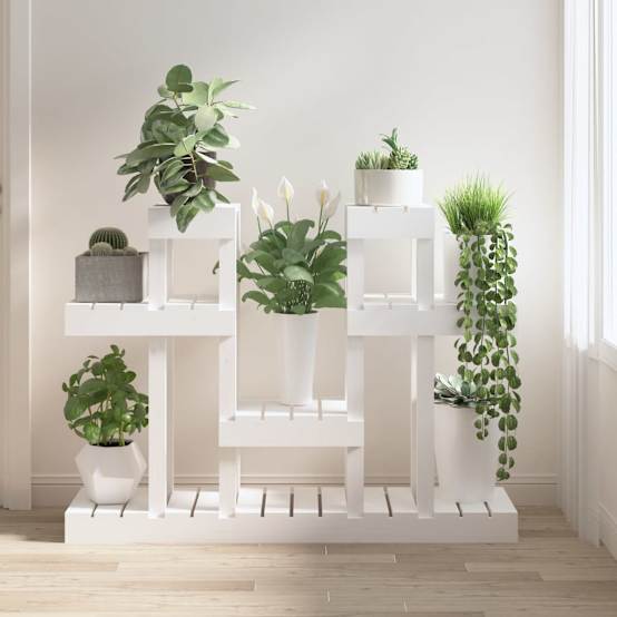 Aboxoo Support De Plantes à 3 étages En Métal Pour Plusieurs Pots De
