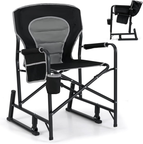 UBALANCE Chaise De Camping Double Avec Porte-gobelet, Porte