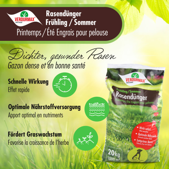 Engrais Pour Gazon VERDURMAX® Printemps / Été X 1 - Jardiland