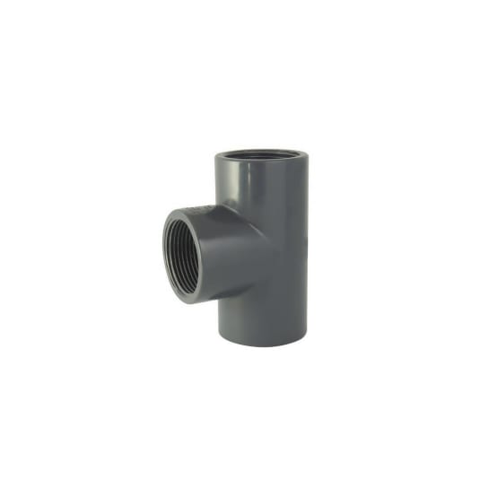 Ezfitt - Té égal 90° Femelle/Femelle/Femelle à Visser En PVC 123939 P 457538