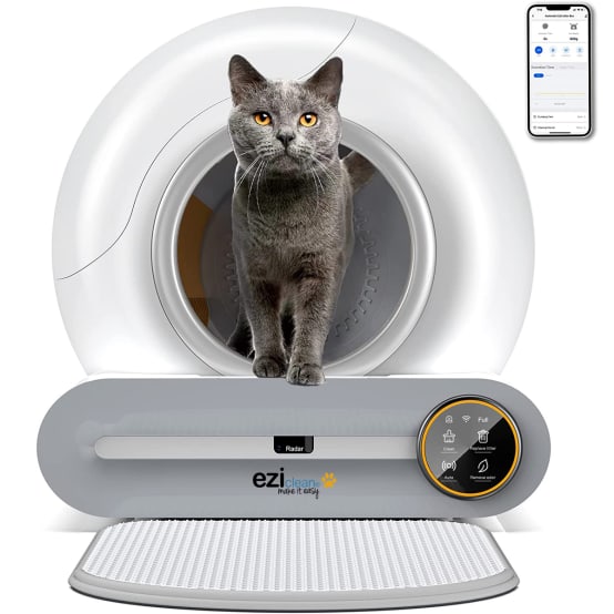Litière robot autonettoyante connectée pour chat – Maison de toilette intelligente avec nettoyage automatique – CATBOT K8i – EZICLEAN