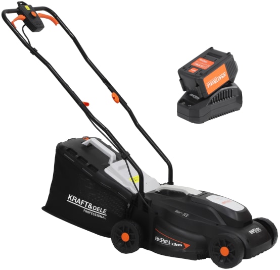 Tondeuse à Gazon Sans Fil, Tondeuse Manuelle, Largeur De Coupe 21 Cm