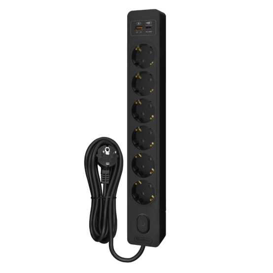 Lot De 6 Prises Murales Avec USB Et Type-C, 5 V 2,1 A, Prise