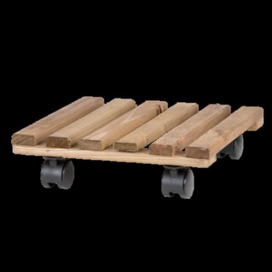 Chariot De Plantes Avec 4 Roulettes Universelles Porte Plante Pour L' Intérieur Plateau Support