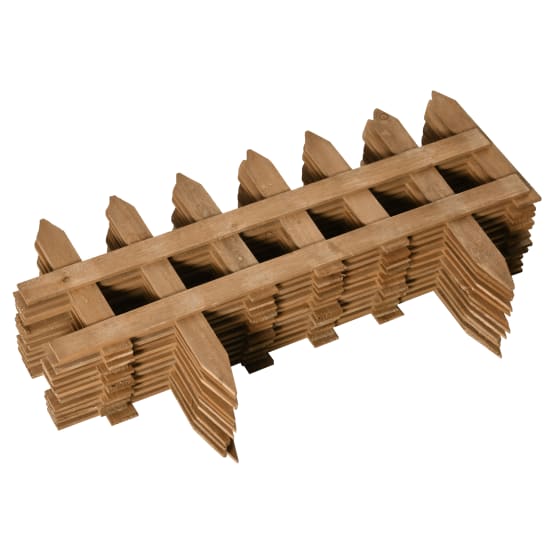 Lot De 2 Barrières De Jardin En Tissu D'aménagement Paysager Avec Trous De Plantation - 0,9 X 3