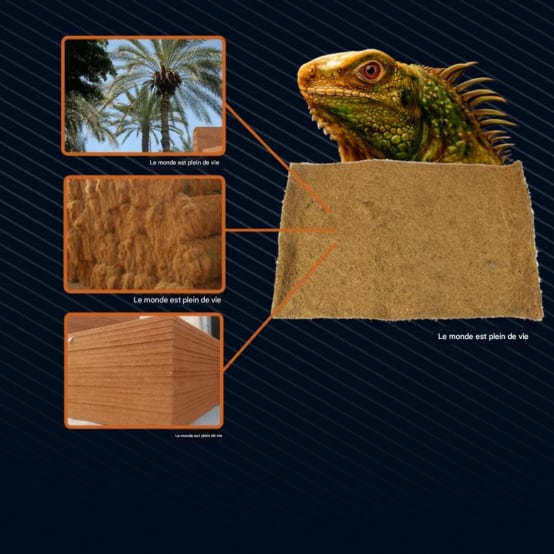 Paillis De Fibre De Coco, Tapis Anti-mauvaises Herbes En Coquille De Noix De Coco Naturelle 12 Pieces 35 Cm 97278428