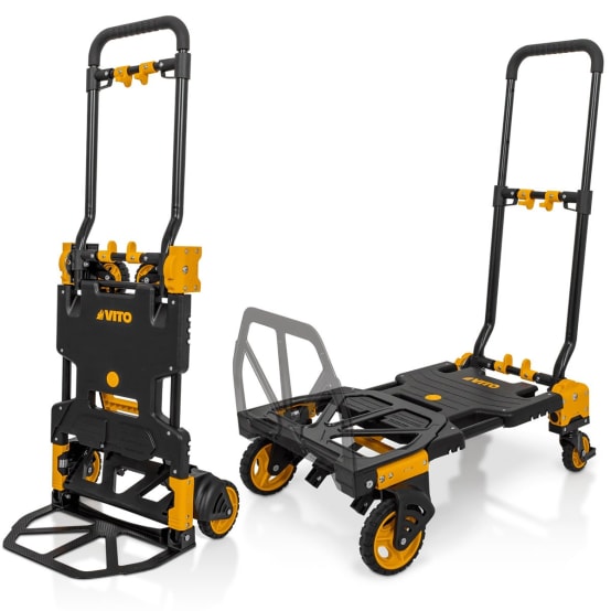 EURO VANADIUM - Diable Chariot De Transport Pliant En Aluminium