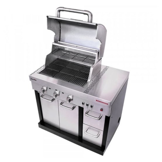 Barbecue gaz CharBroil Ultimate 3200 Inox 3 brûleurs Jardiland
