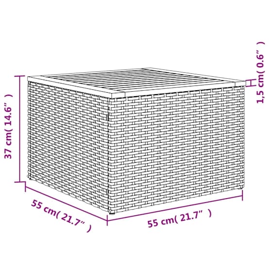 Salon de jardin 10 places en Résine Tressée Modulable avec Rangement