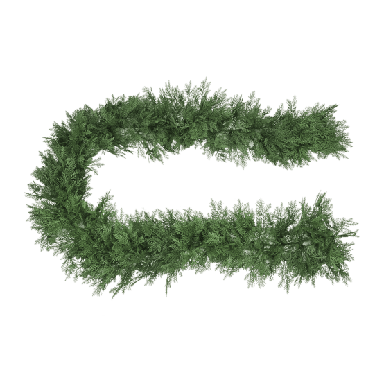 Guirlande De Noël Artificielle 270 Cm - Style Cyprès - Little Grove