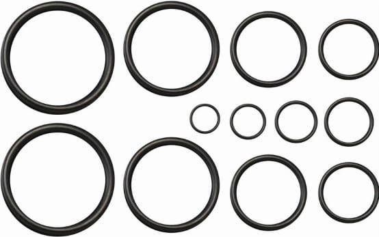 SOURCING MAP Joints Toriques En Caoutchouc Nitrile 52mm OD 48mm ID 2mm Largeur Joint étanchéité