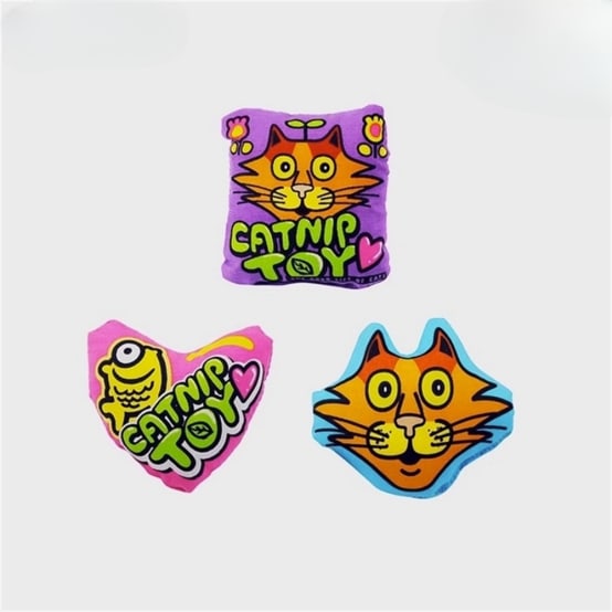 Chenille En Peluche Pour Chat – Herbe à Chat Et Vigne Argentée Apaisante - ANIMAL