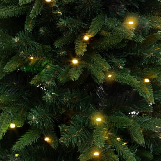 Sapin de Noël artificiel 180 cm lumineux Green Creek - Jardiland