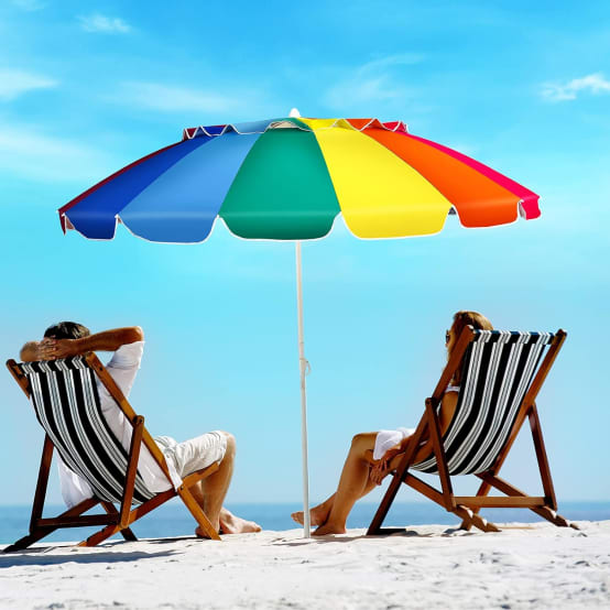 pied de parasol de plage