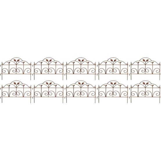 Bordure De Jardin - Limite De Jardin - Parterre Et Piquets D'ancrage