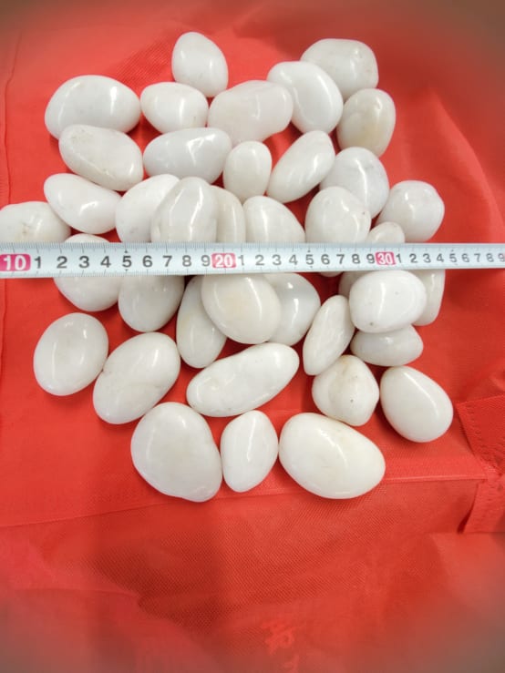 120 kg galets polis, gravier, galets de rivière, cailloux, gravier