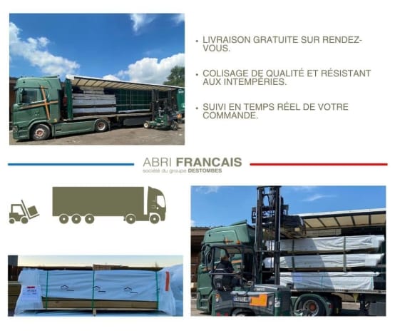 Abri De Jardin En Bois Autoclave 19Mm, Capri, 5M², Toit Plat ... Dedans Cabanon