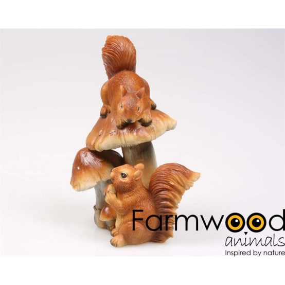 Écureuil - Statues, Figurines Et Animaux De La Forêt En Résine