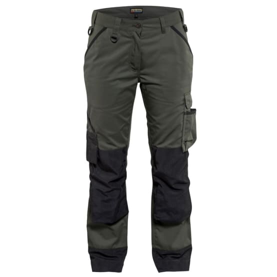 Pantalon de travail femme Blaklader paysagiste Vert Armée Noir