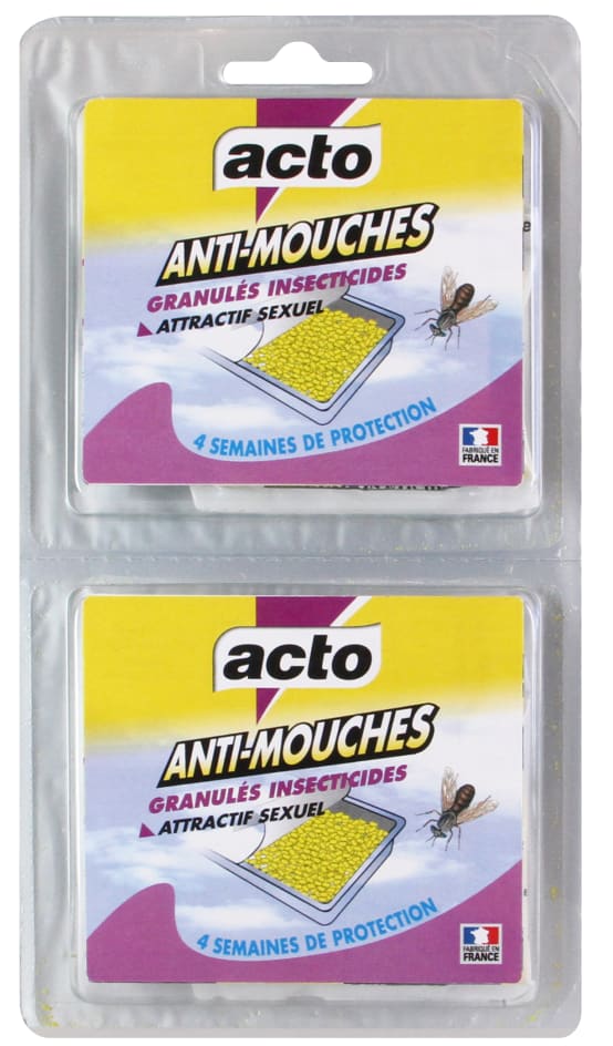 Acto - Granulés anti-mouches - 2 x 20 g