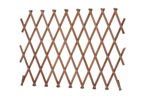 Treillage extensible en bois - Couleur exotique - L.180 x H.60 cm -  Jardiland