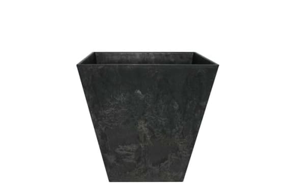 Artstone - Pot Ella carré noir Ø.30 - H.29 cm - Image 1