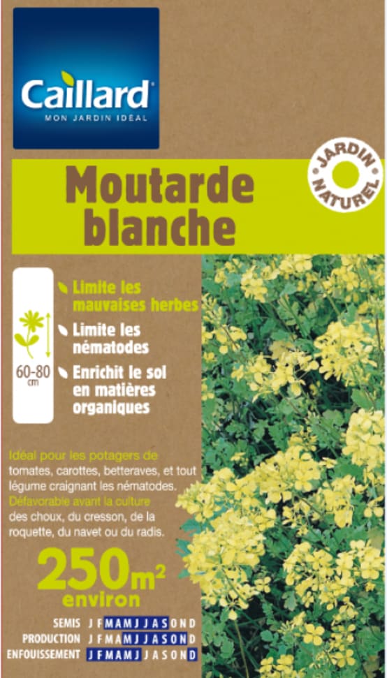 Caillard - Graines de Moutarde blanche 250 m2 - Jardiland