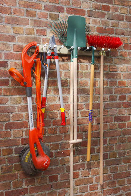 Porte-outils de jardin Tradition - L.78 x l.12,9 x H.10 cm - Jardiland