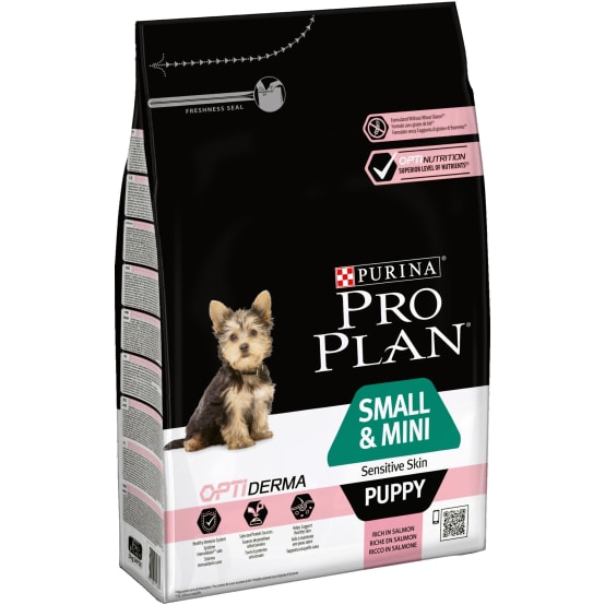 Croquette PRO PLAN pour chien Small & Mini Puppy Sensitive Skin Salmon 3Kg