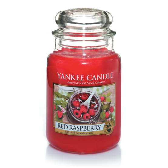 Yankee Candle Framboise Rouge, Bougie Parfumée - Grande Jarre