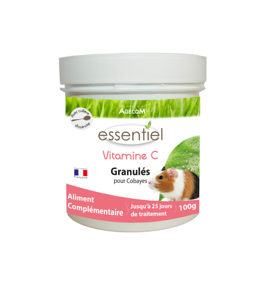 Essentiel - E.Vitamine C Granulés Cobayes 100 gr - Jardiland