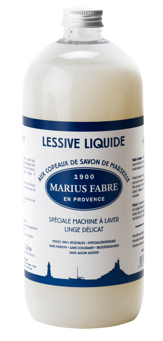 Lessive liquide aux copeaux de savon de Marseille 1 L - Jardiland
