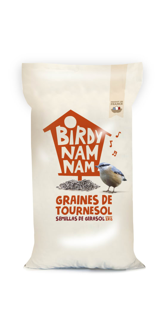 Birdy Nam Nam - Graines de tournesol 2 kg - Jardiland