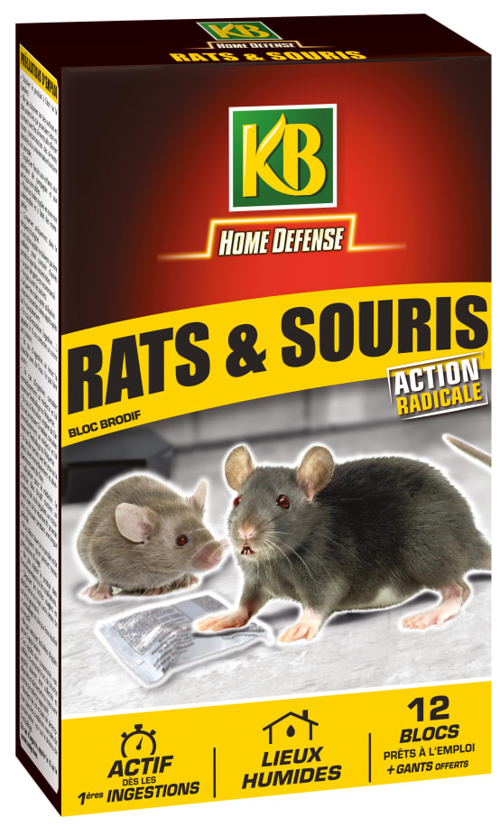 Blocs répulsifs anti rats & souris 240 g