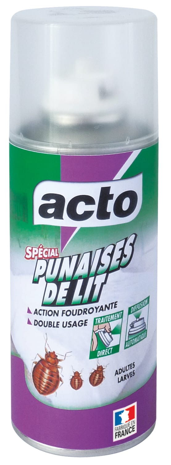Acto - Aérosol spécial punaises de lit 125 ml - Jardiland
