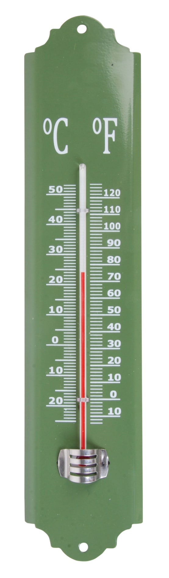 Thermomètre extérieur de 42,9 Pouces pour terrasse Thermomètre intérieur  extérieur avec Piquet en métal,Lampe Solaire de Jard[1498]