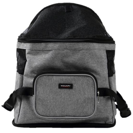 Wouapy Sac Ventral 31x22x25 cm Gris Jardiland
