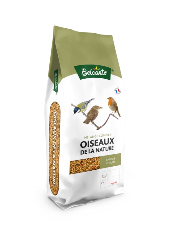 Belcanto - Mélange de graines céréales Oiseaux de la nature 20 kg -  Jardiland