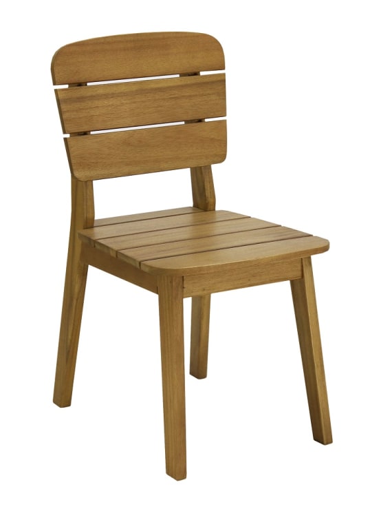 Petite chaise d'enfant en bois naturel Hauteur : 49 cm